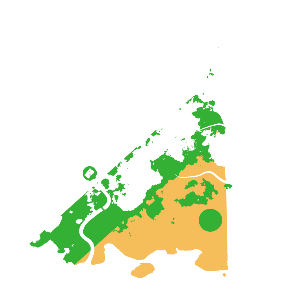 Biome Rust Map: Procedural Map, Size: 3550, Seed: 222649