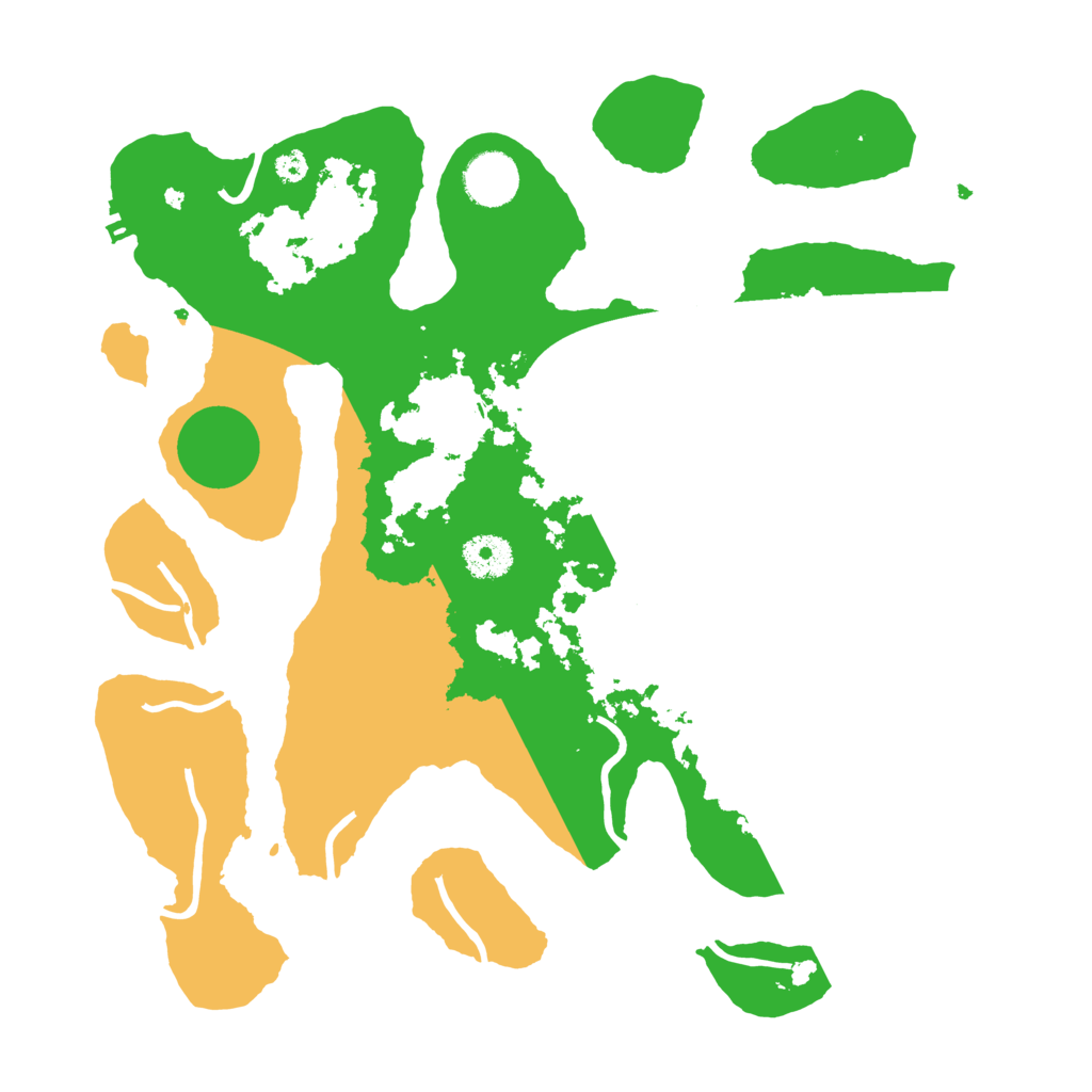 Biome Rust Map: Procedural Map, Size: 3500, Seed: 2581313