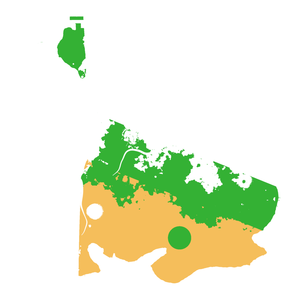 Biome Rust Map: Procedural Map, Size: 3500, Seed: 1505998