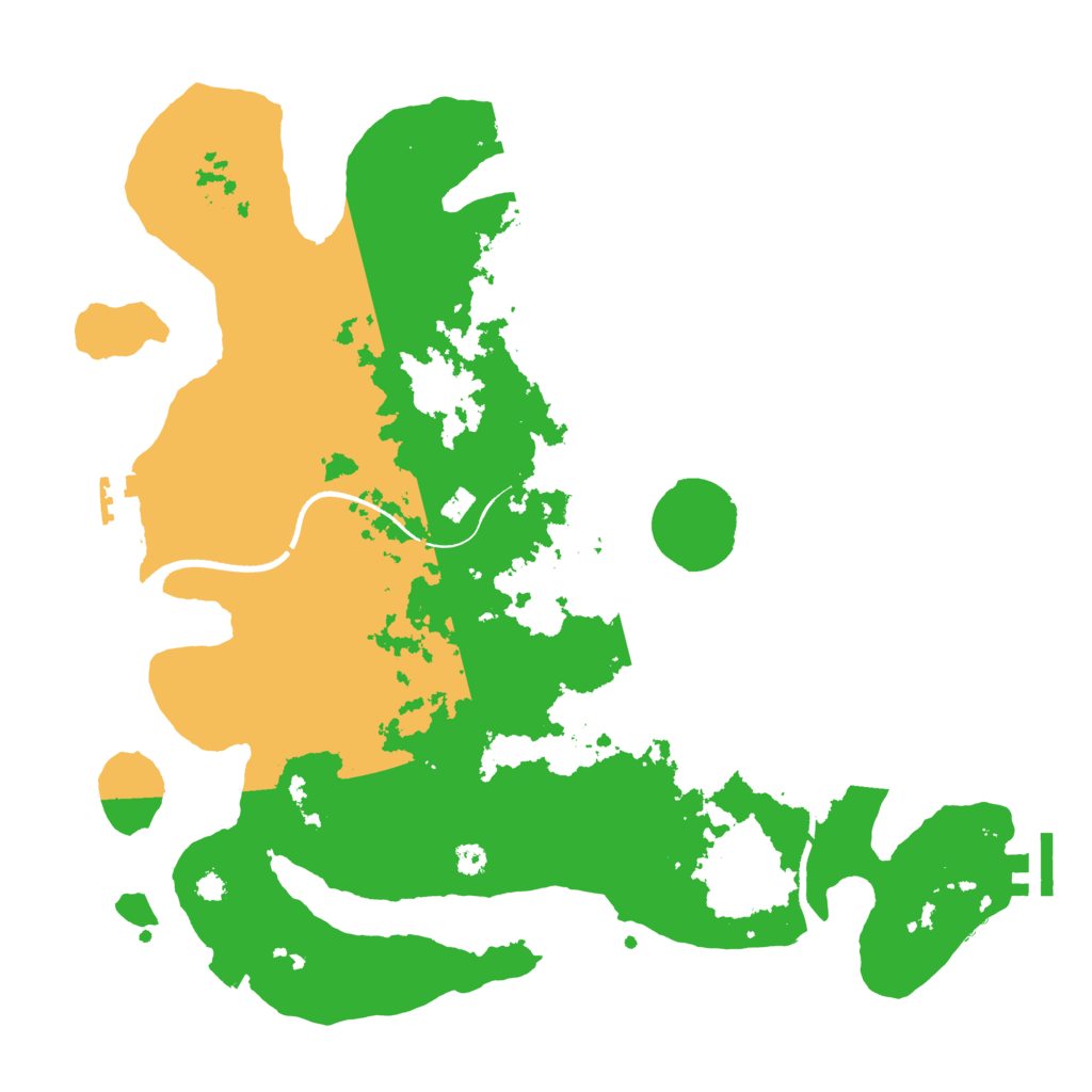 Biome Rust Map: Procedural Map, Size: 3500, Seed: 1925804