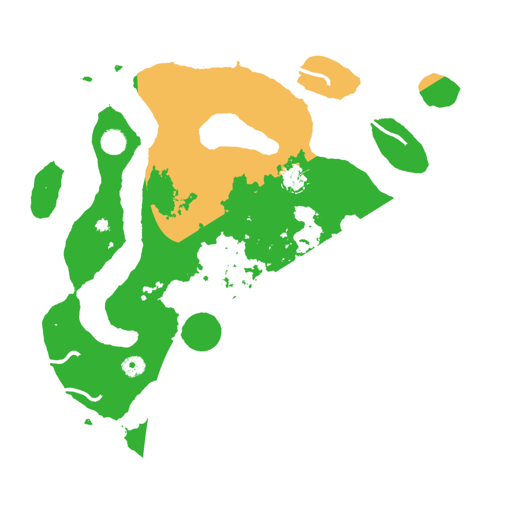 Biome Rust Map: Procedural Map, Size: 3500, Seed: 5488430