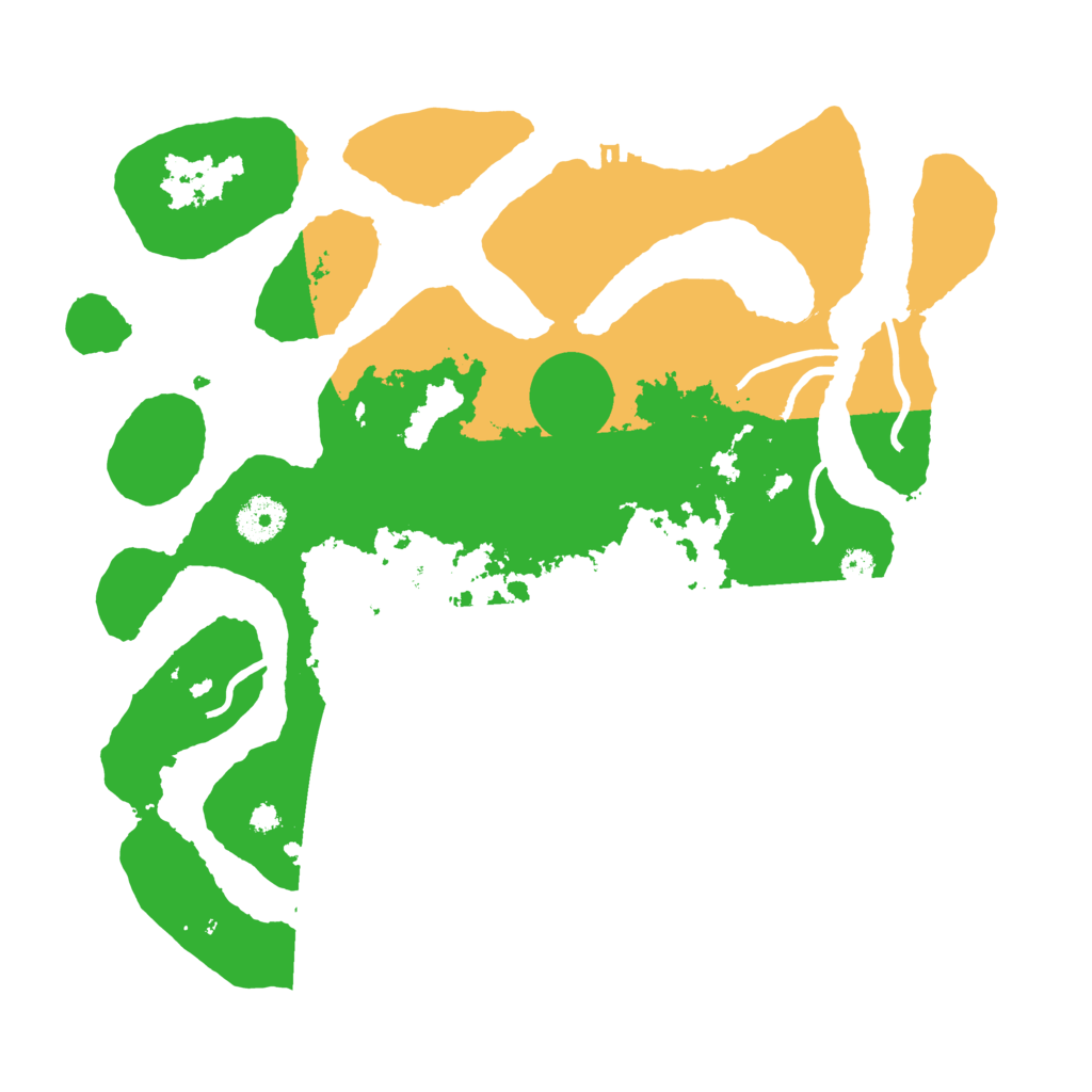 Biome Rust Map: Procedural Map, Size: 3500, Seed: 901398