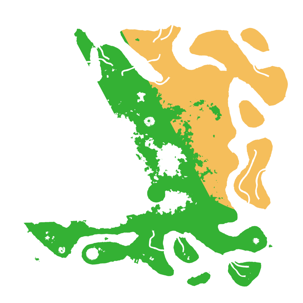 Biome Rust Map: Procedural Map, Size: 4550, Seed: 25091983