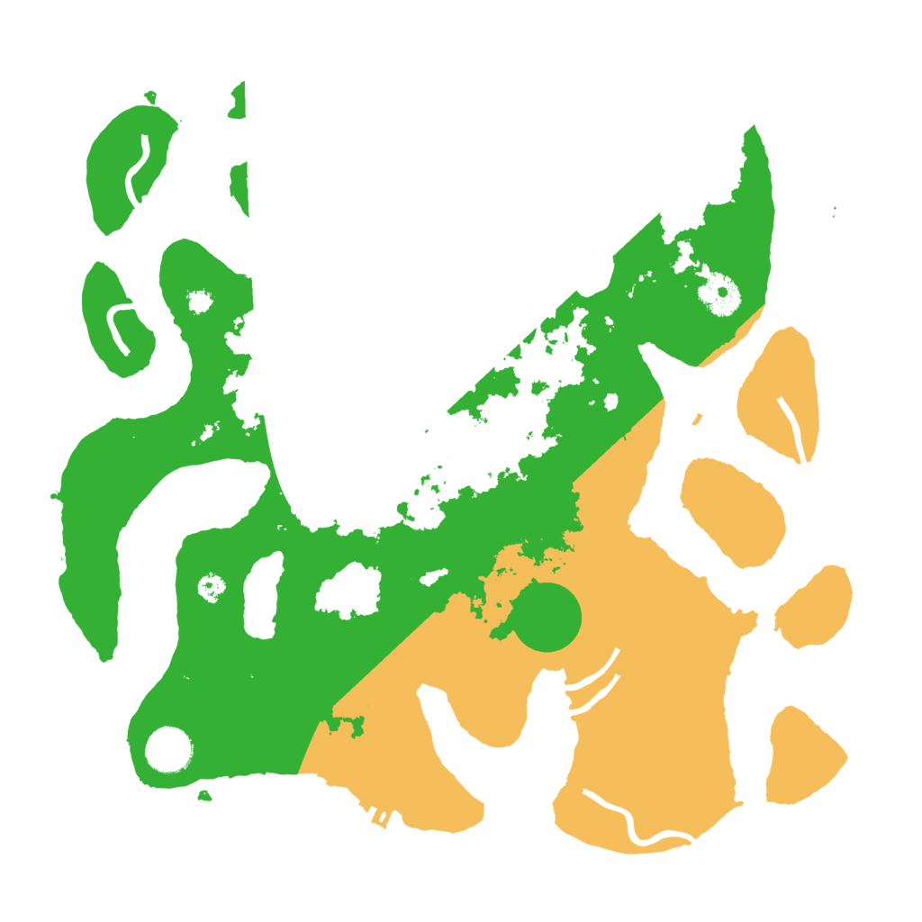 Biome Rust Map: Procedural Map, Size: 3500, Seed: 5823365