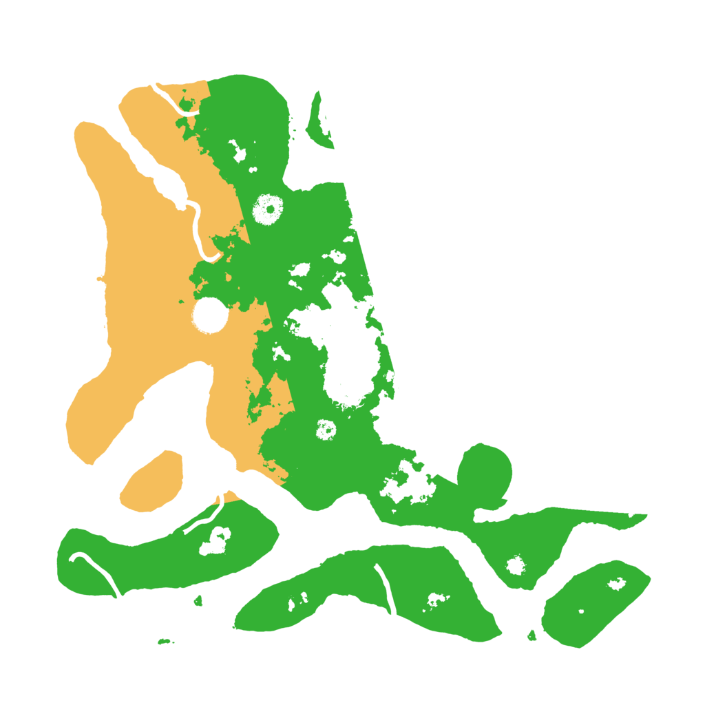 Biome Rust Map: Procedural Map, Size: 3500, Seed: 1953120