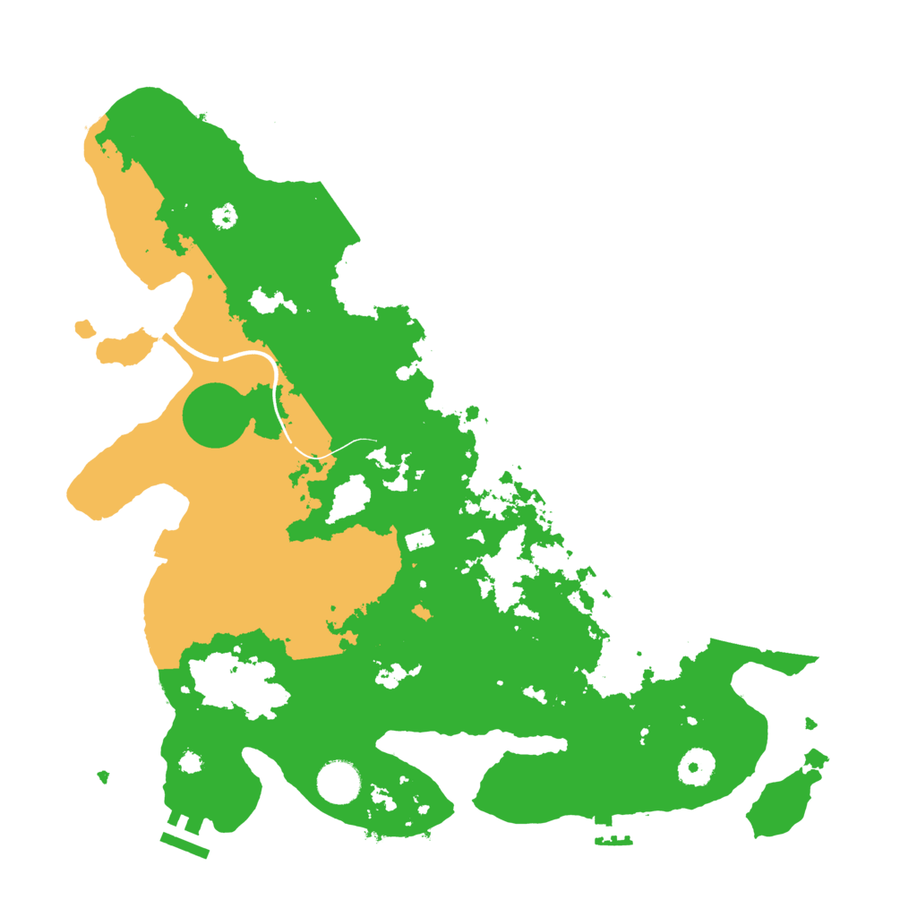 Biome Rust Map: Procedural Map, Size: 3700, Seed: 2019700
