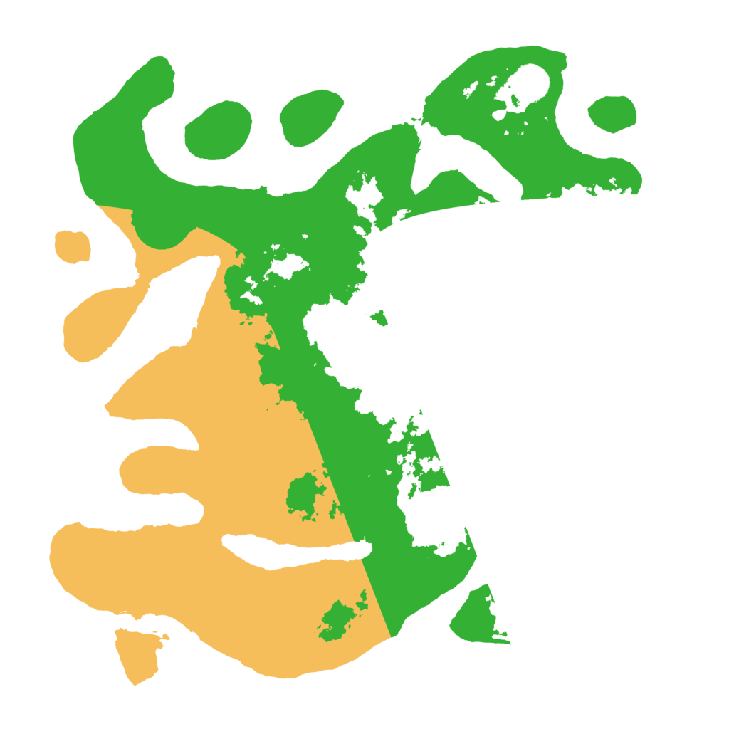 Biome Rust Map: Barren, Size: 3500, Seed: 1315007