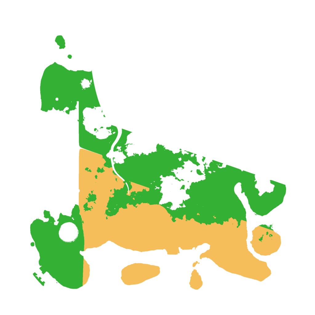 Biome Rust Map: Procedural Map, Size: 3000, Seed: 642445119