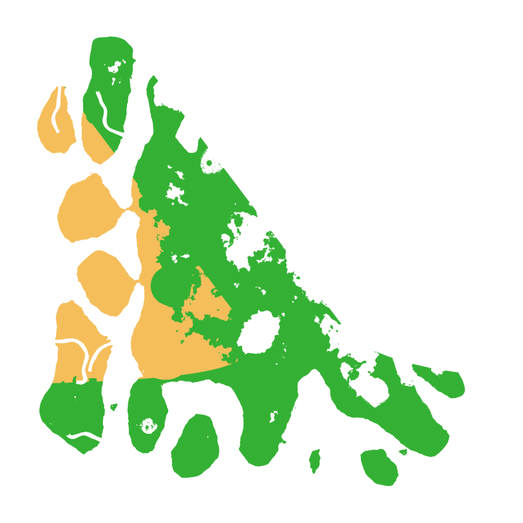 Biome Rust Map: Procedural Map, Size: 3500, Seed: 397153