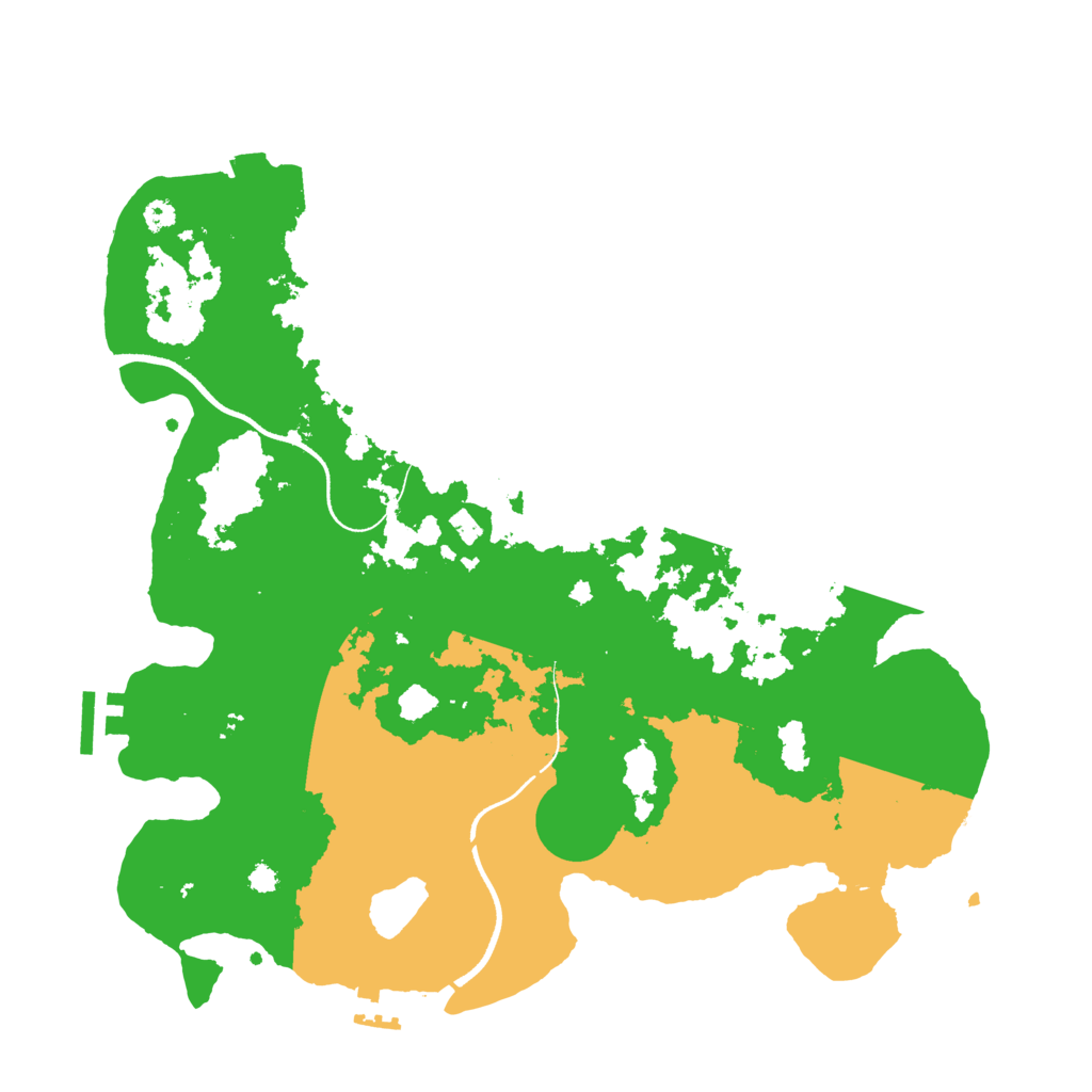 Biome Rust Map: Procedural Map, Size: 3500, Seed: 5849232