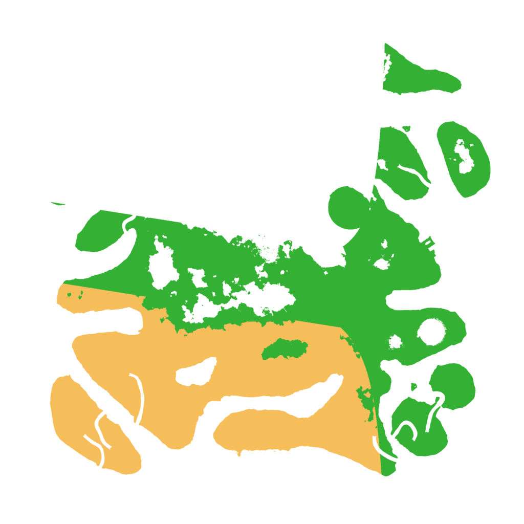 Biome Rust Map: Procedural Map, Size: 3500, Seed: 3235207