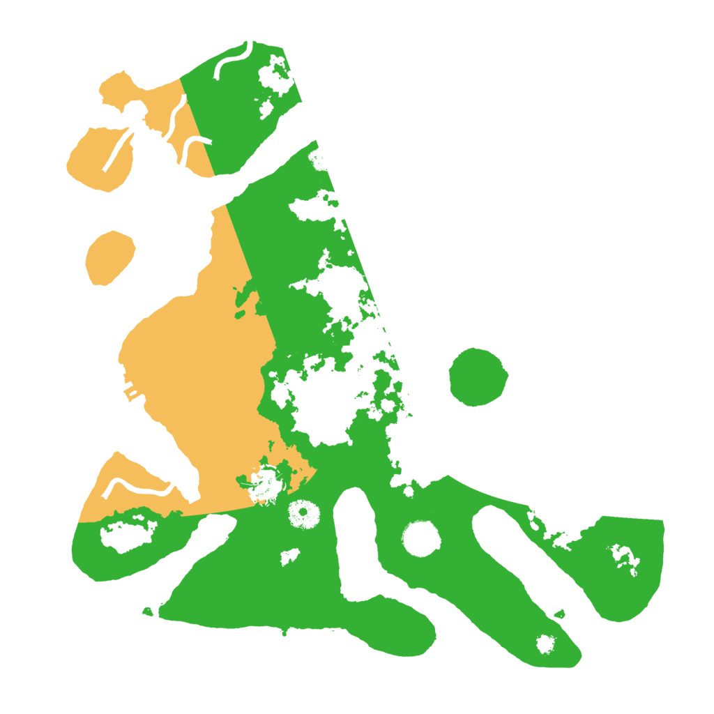 Biome Rust Map: Procedural Map, Size: 3500, Seed: 4347480
