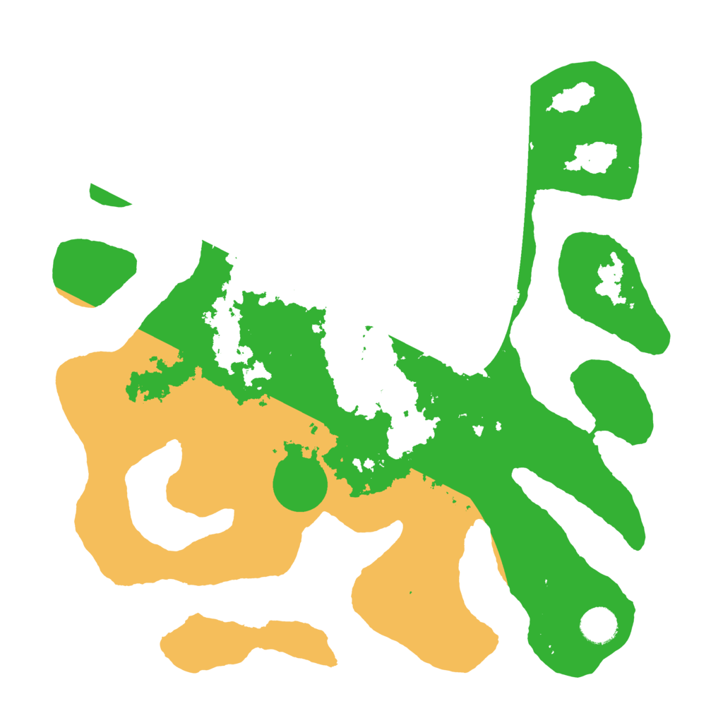 Biome Rust Map: Barren, Size: 3500, Seed: 47190