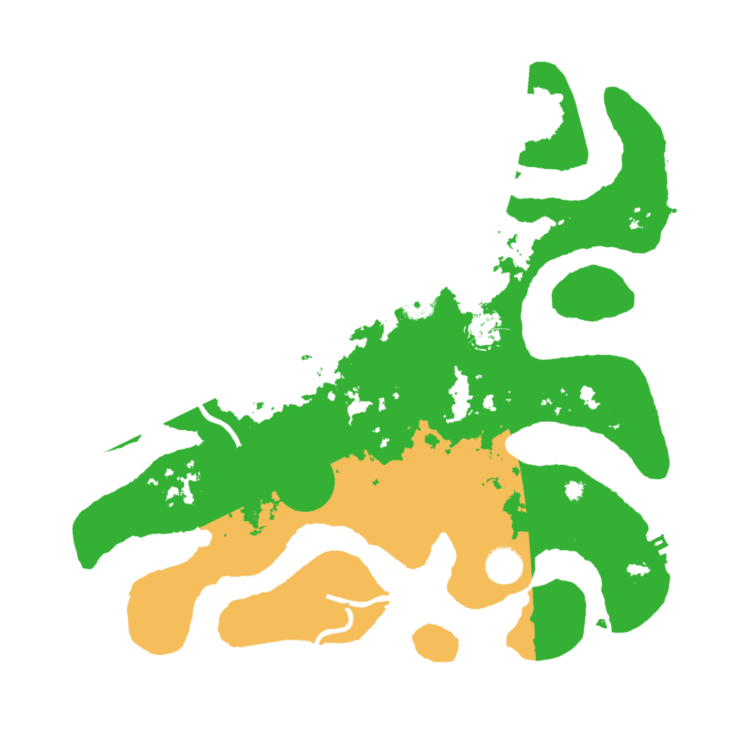 Biome Rust Map: Procedural Map, Size: 3500, Seed: 1774278
