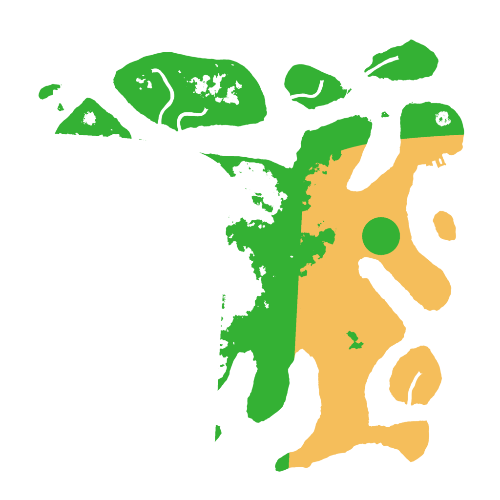 Biome Rust Map: Procedural Map, Size: 3500, Seed: 2051141