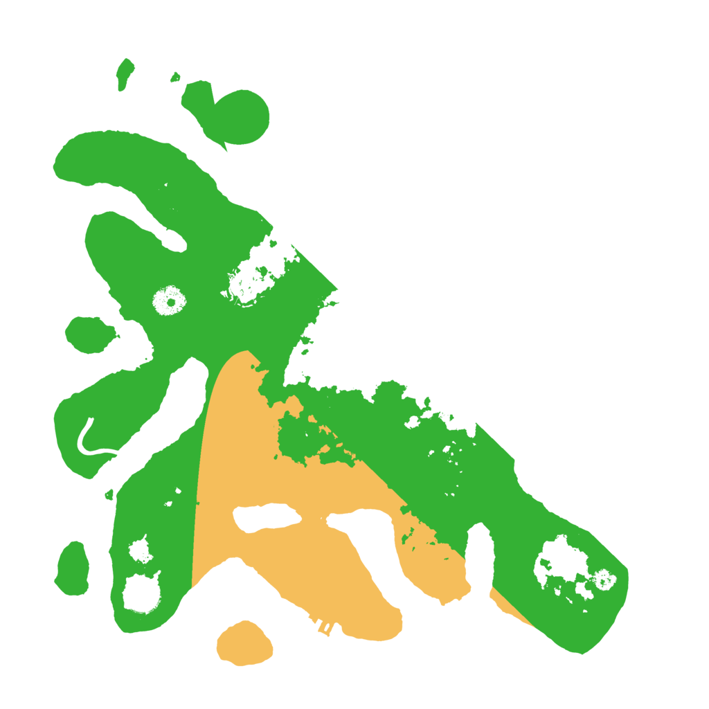 Biome Rust Map: Procedural Map, Size: 3500, Seed: 4304777