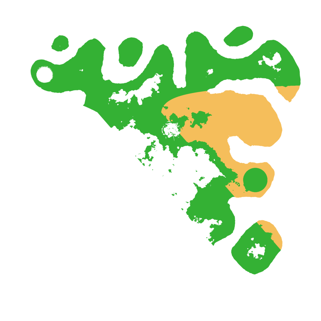 Biome Rust Map: Barren, Size: 3500, Seed: 1142572