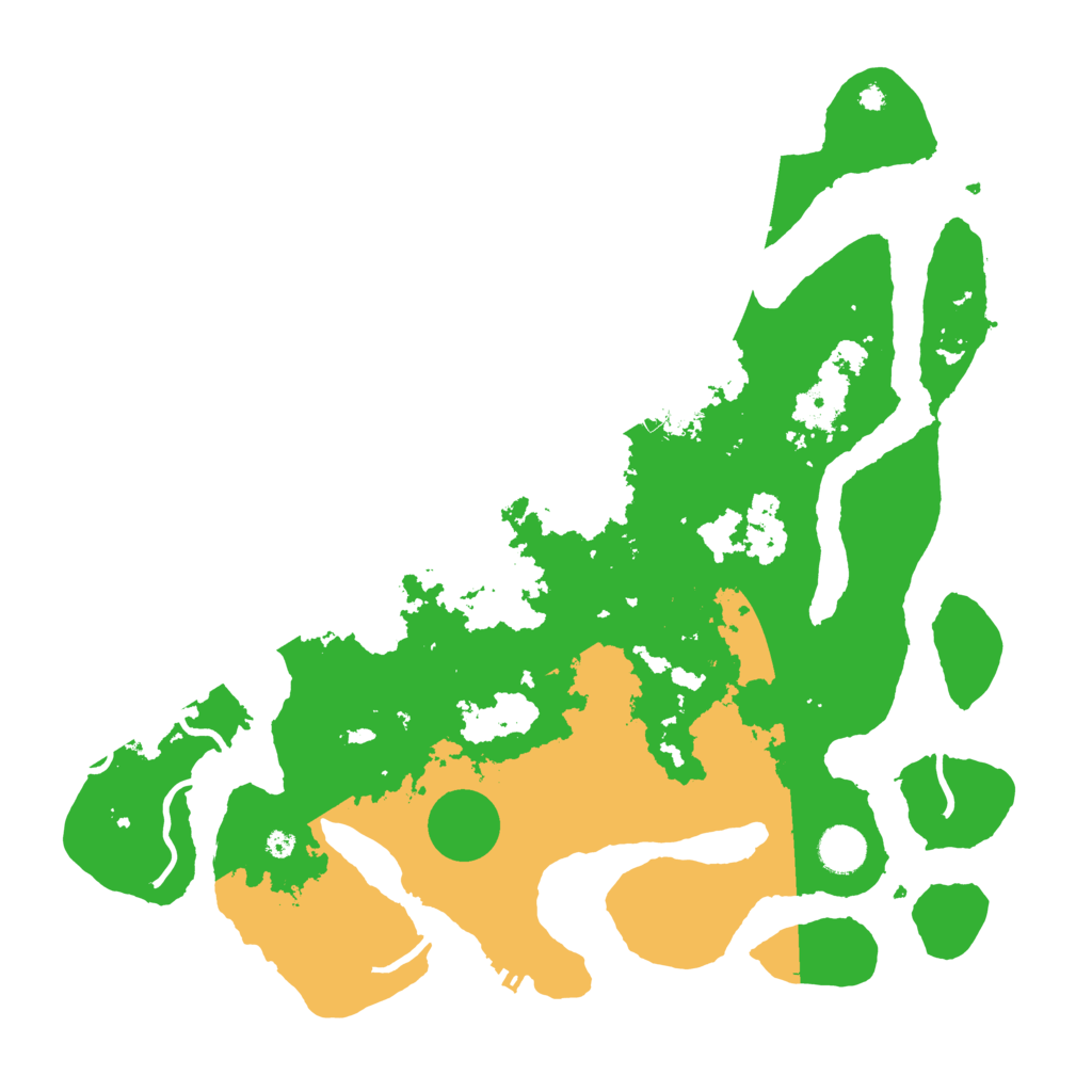 Biome Rust Map: Procedural Map, Size: 4000, Seed: 4015952