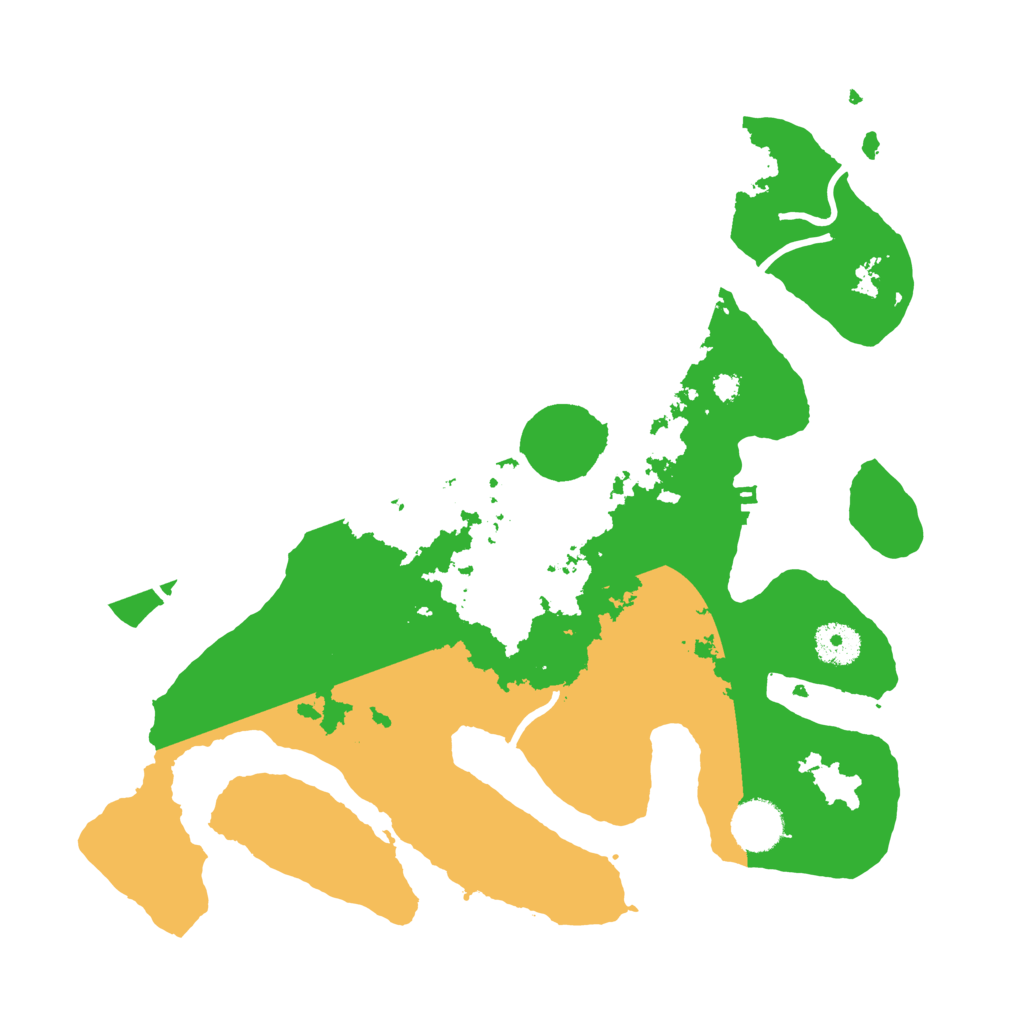 Biome Rust Map: Procedural Map, Size: 3500, Seed: 326285