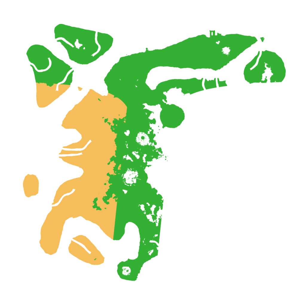 Biome Rust Map: Procedural Map, Size: 3500, Seed: 901312