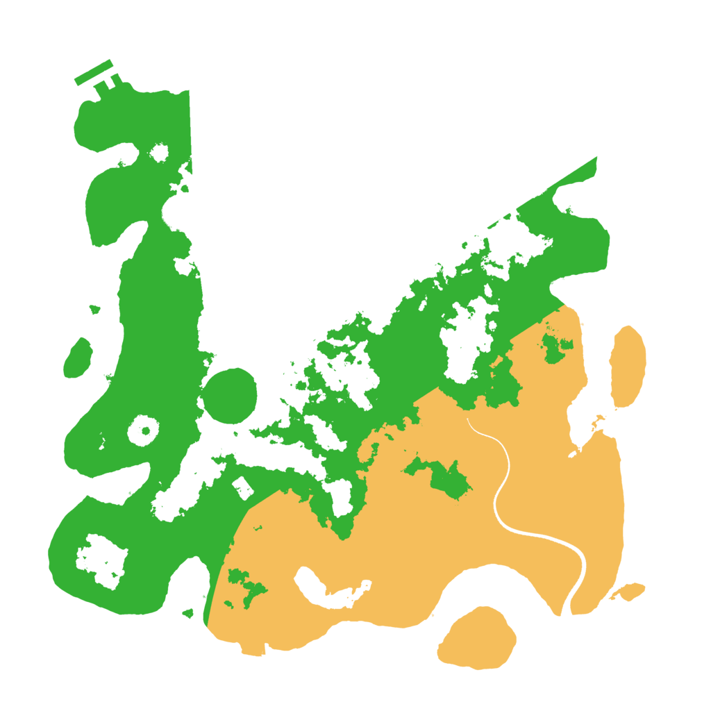 Biome Rust Map: Procedural Map, Size: 3500, Seed: 5669838