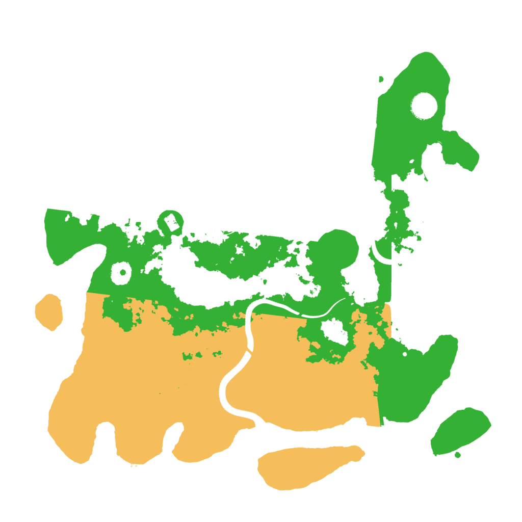 Biome Rust Map: Procedural Map, Size: 3500, Seed: 4973792