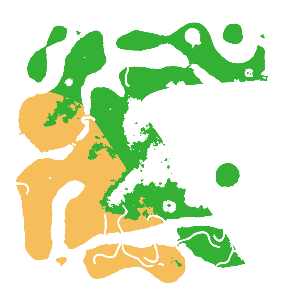 Biome Rust Map: Procedural Map, Size: 3500, Seed: 1297679