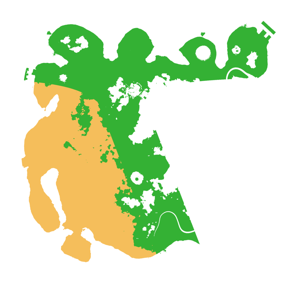 Biome Rust Map: Procedural Map, Size: 3500, Seed: 3756772