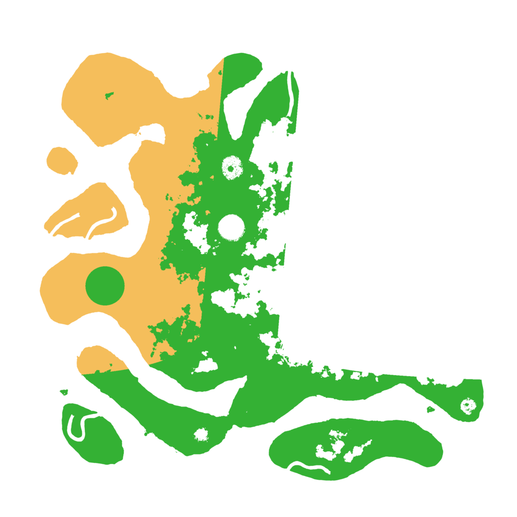 Biome Rust Map: Procedural Map, Size: 3500, Seed: 3818004