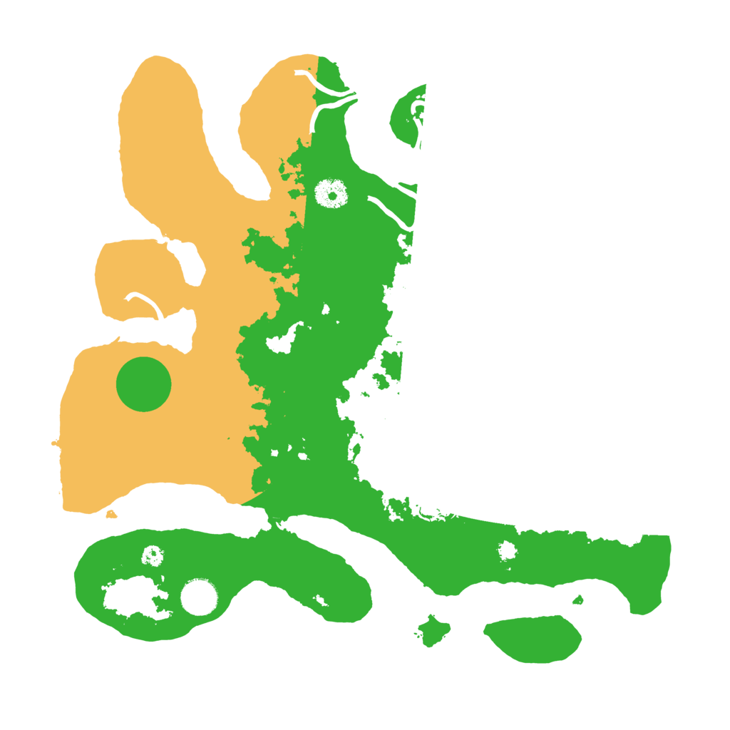 Biome Rust Map: Procedural Map, Size: 3500, Seed: 3957297