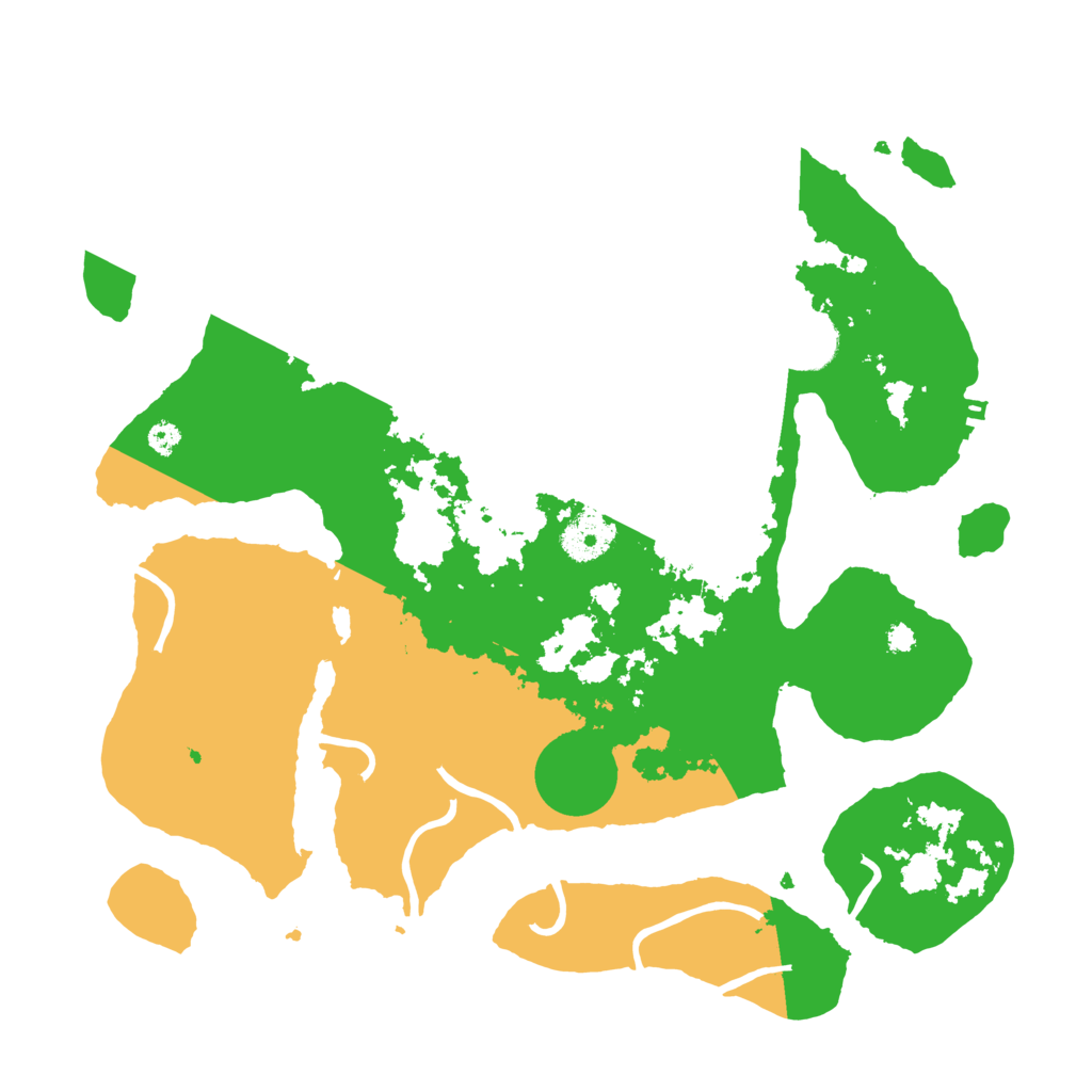 Biome Rust Map: Procedural Map, Size: 3500, Seed: 1707607