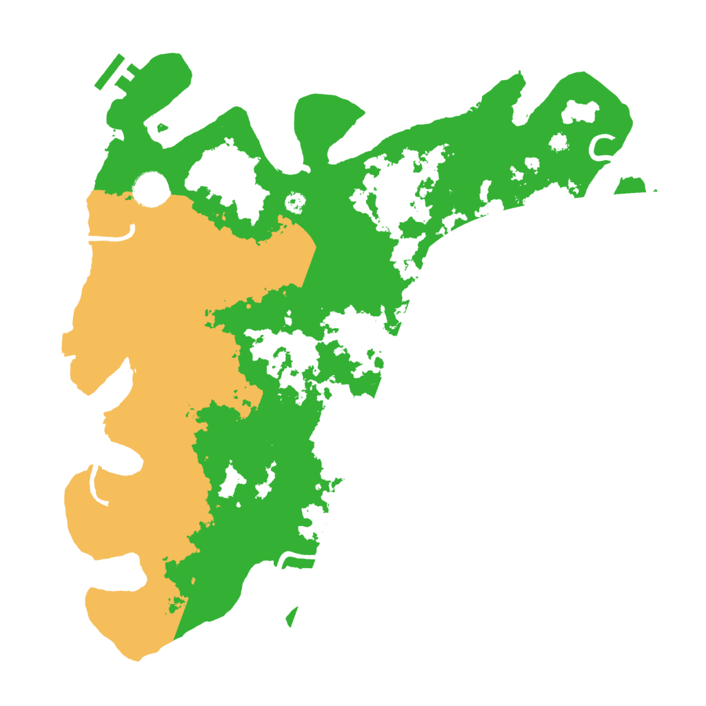 Biome Rust Map: Procedural Map, Size: 3500, Seed: 6439326