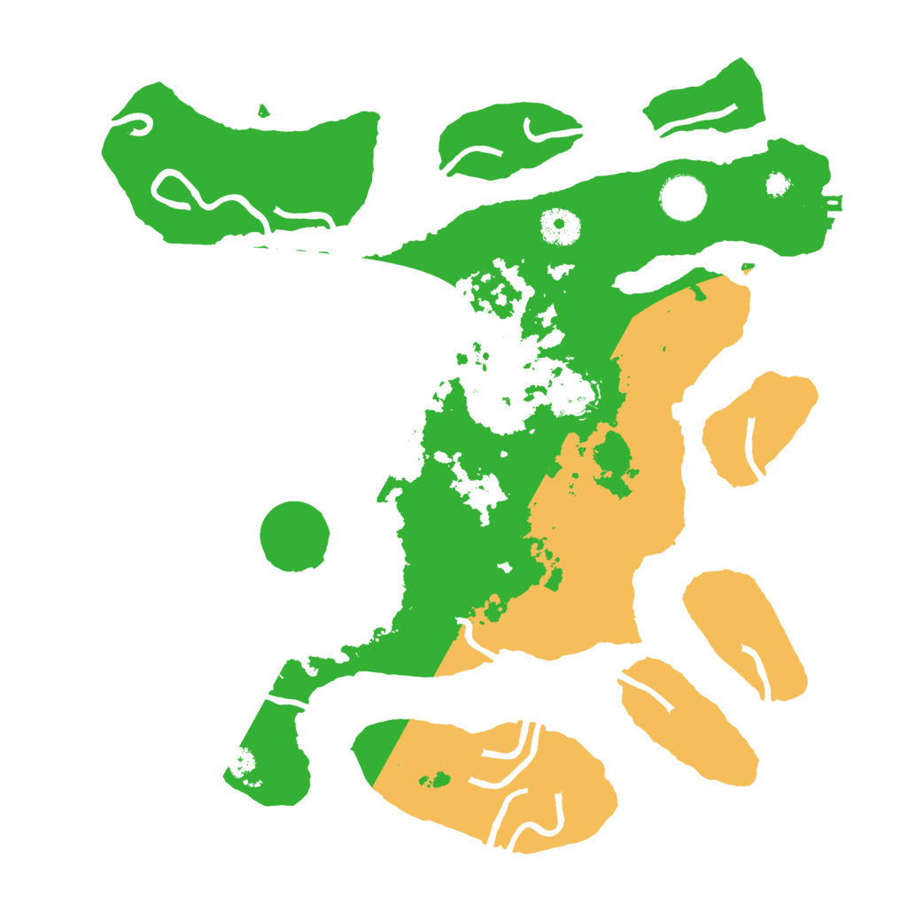 Biome Rust Map: Procedural Map, Size: 3500, Seed: 6371125