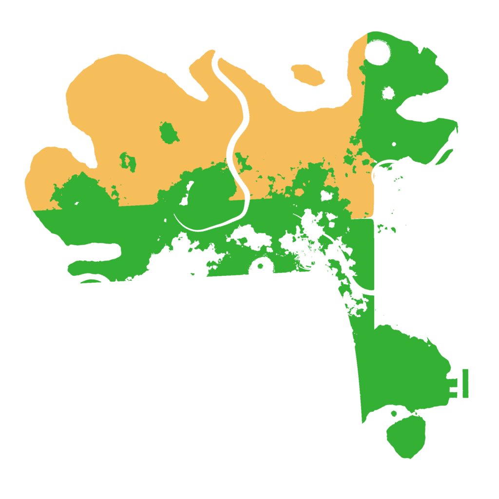 Biome Rust Map: Procedural Map, Size: 3500, Seed: 2649106