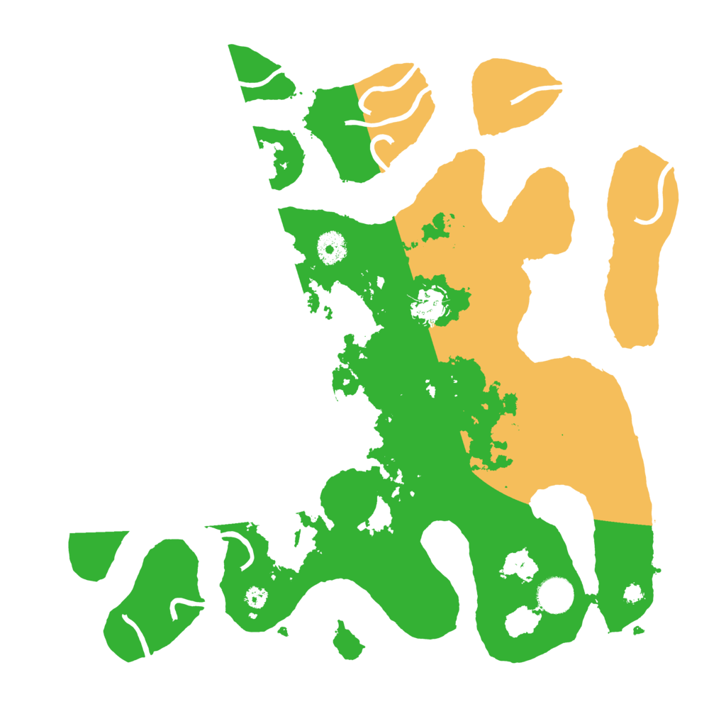 Biome Rust Map: Procedural Map, Size: 3500, Seed: 68313