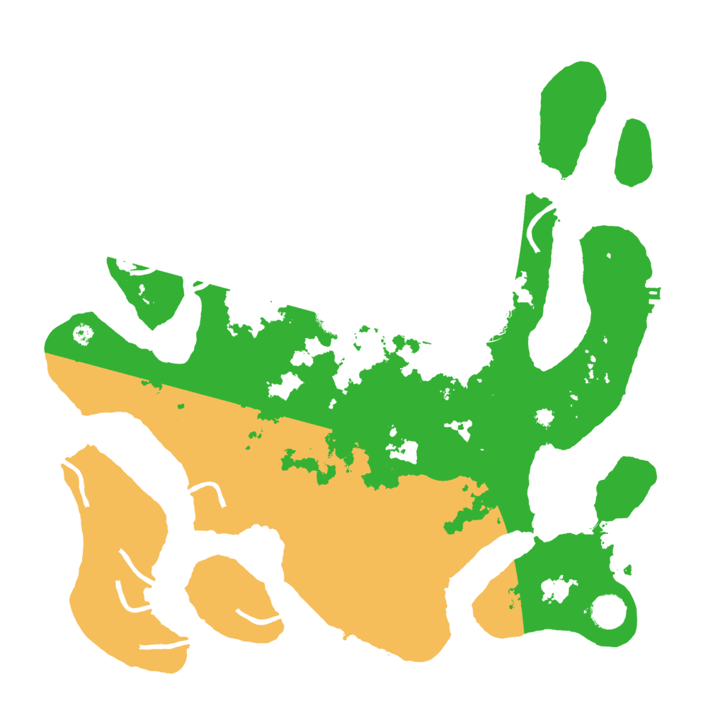 Biome Rust Map: Procedural Map, Size: 3700, Seed: 901212