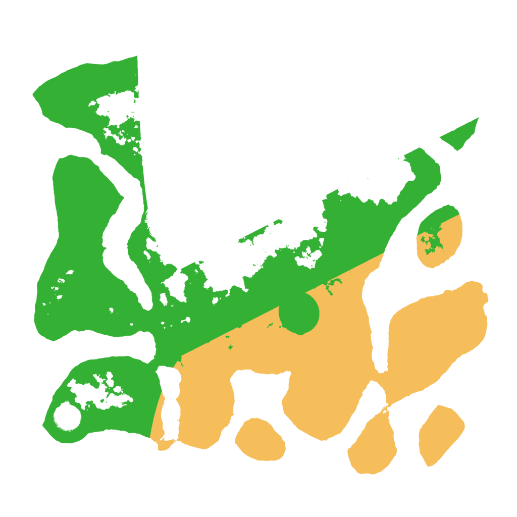 Biome Rust Map: Barren, Size: 3500, Seed: 5782928