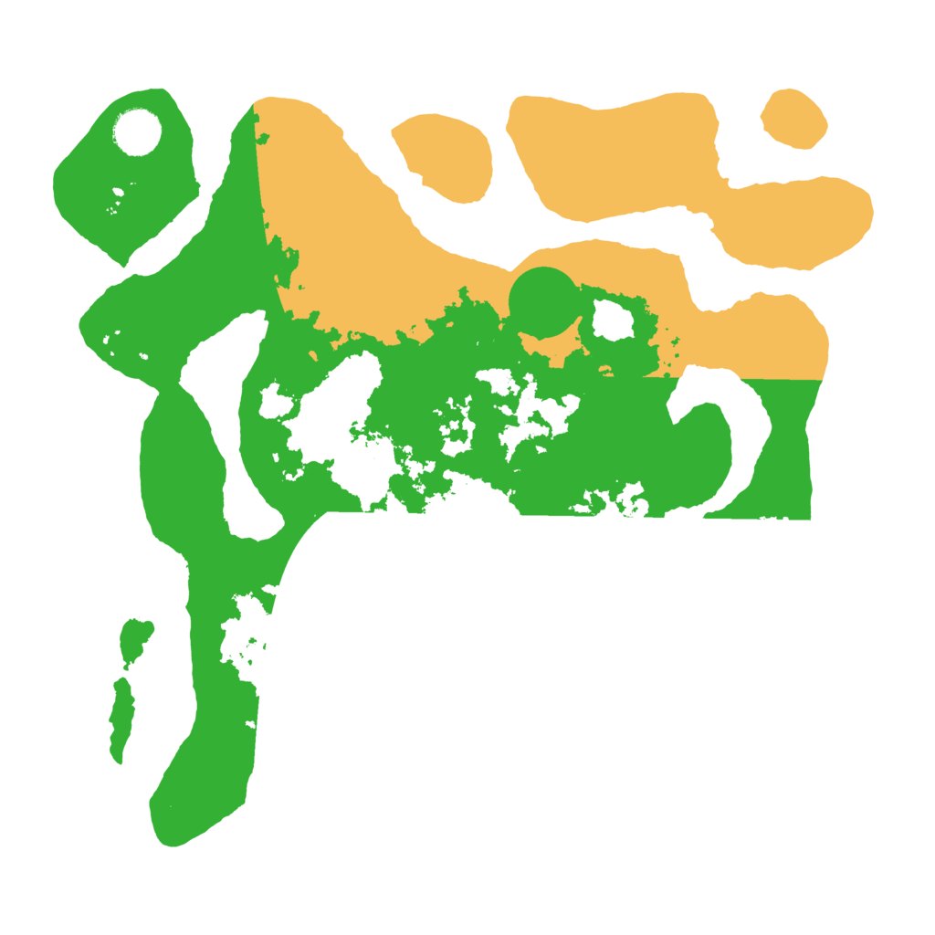 Biome Rust Map: Barren, Size: 3500, Seed: 2502419