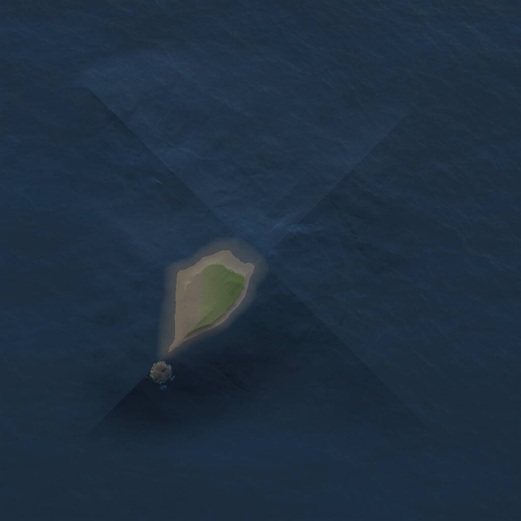 Rust Map: Procedural Map, Size: 1000, Seed: 6011333, 1 Monuments