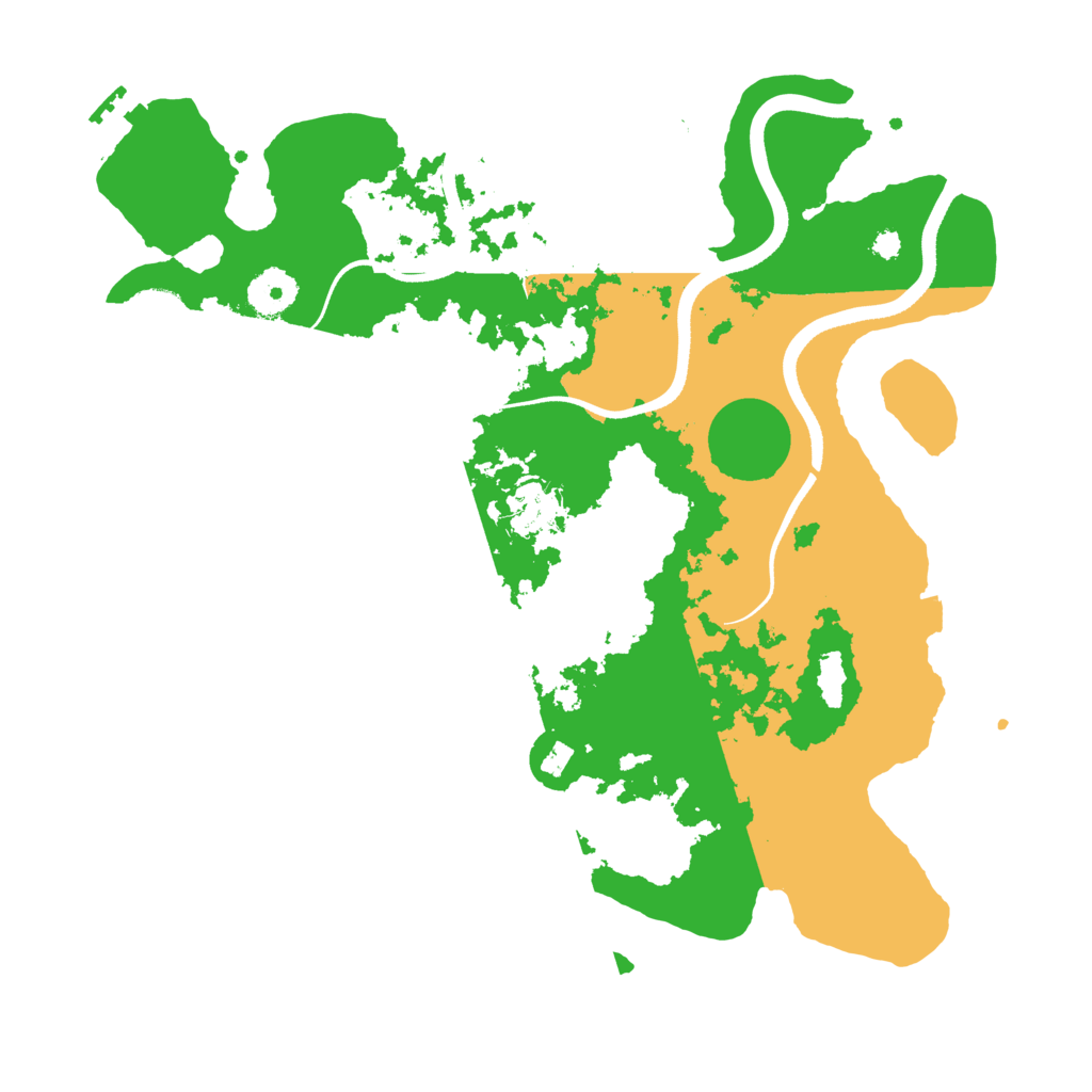 Biome Rust Map: Procedural Map, Size: 3500, Seed: 5923207