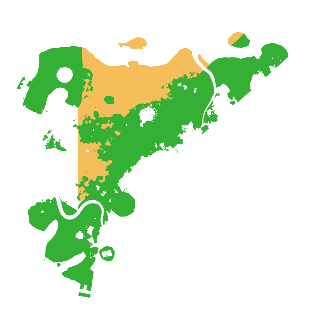 Biome Rust Map: Procedural Map, Size: 3500, Seed: 5960166