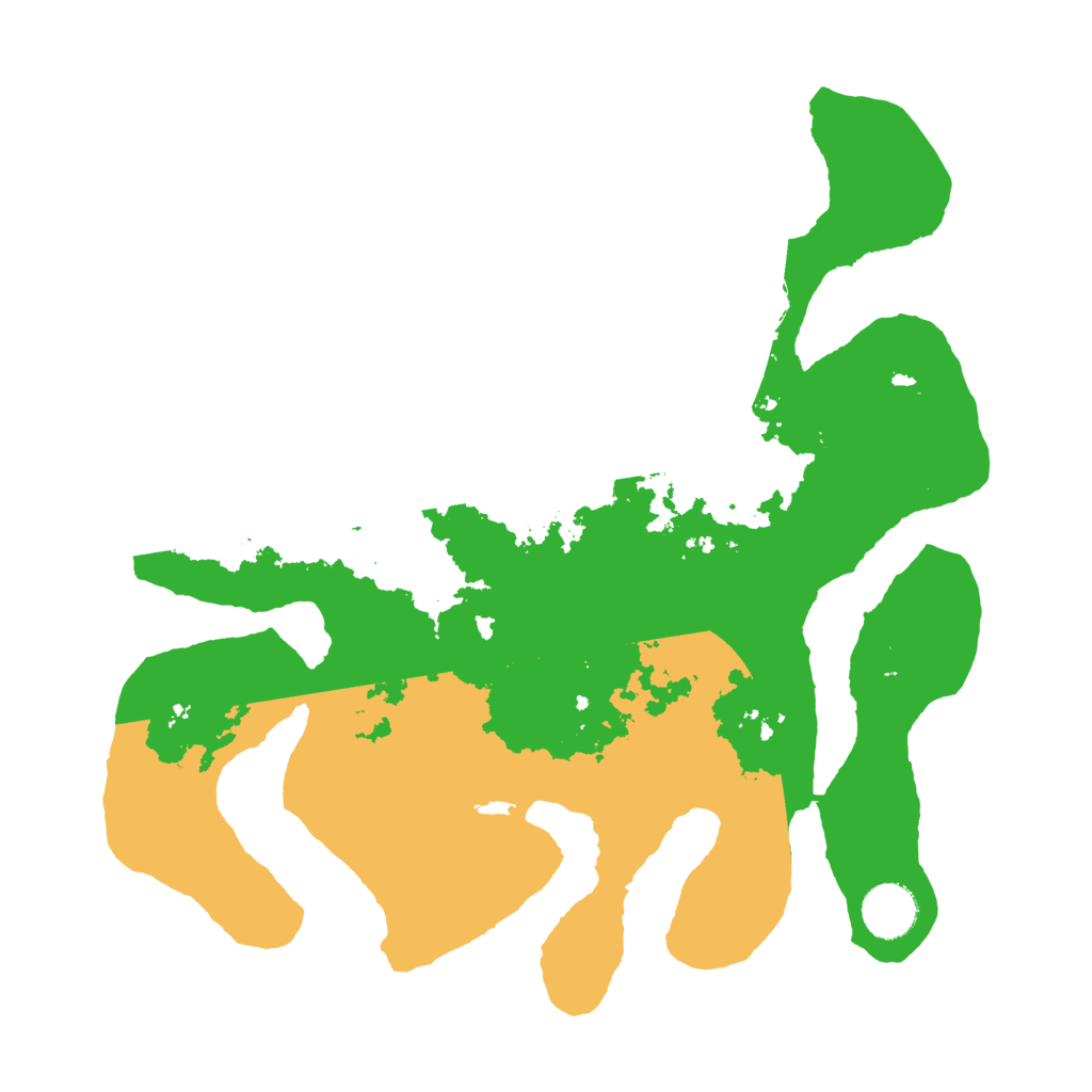 Biome Rust Map: Barren, Size: 3500, Seed: 1779270