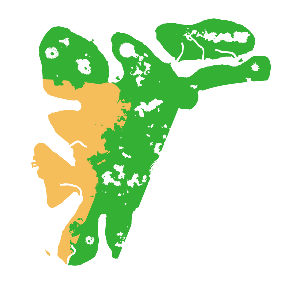 Biome Rust Map: Procedural Map, Size: 3500, Seed: 1165190