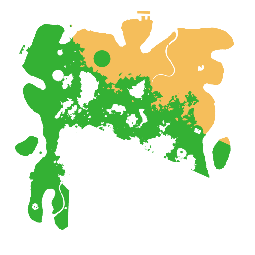 Biome Rust Map: Procedural Map, Size: 4000, Seed: 82486