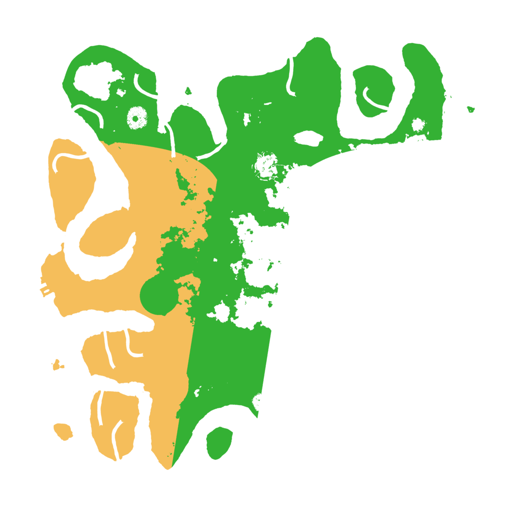 Biome Rust Map: Procedural Map, Size: 3550, Seed: 481793