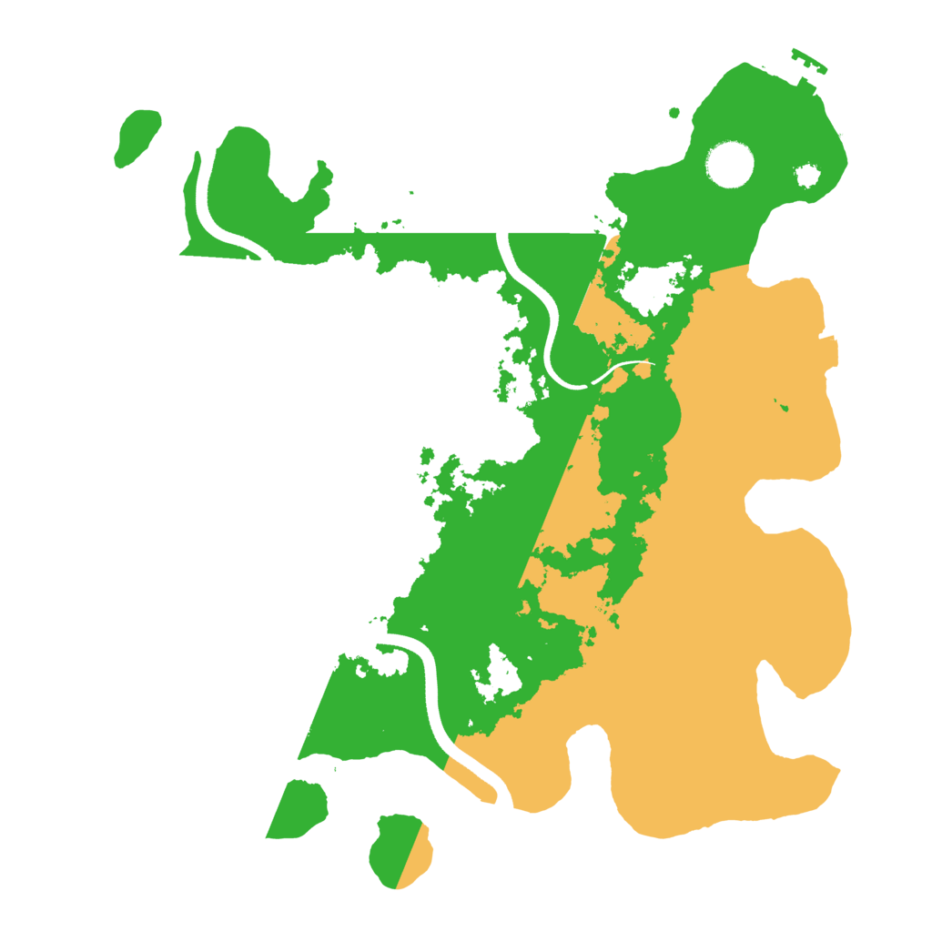 Biome Rust Map: Procedural Map, Size: 3500, Seed: 565326