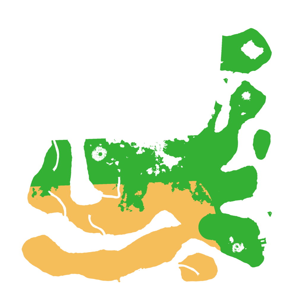 Biome Rust Map: Procedural Map, Size: 3200, Seed: 22222222