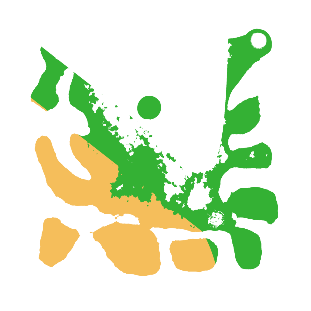 Biome Rust Map: Barren, Size: 3500, Seed: 4306831