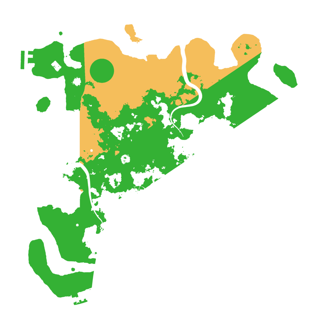 Biome Rust Map: Procedural Map, Size: 3500, Seed: 5467938