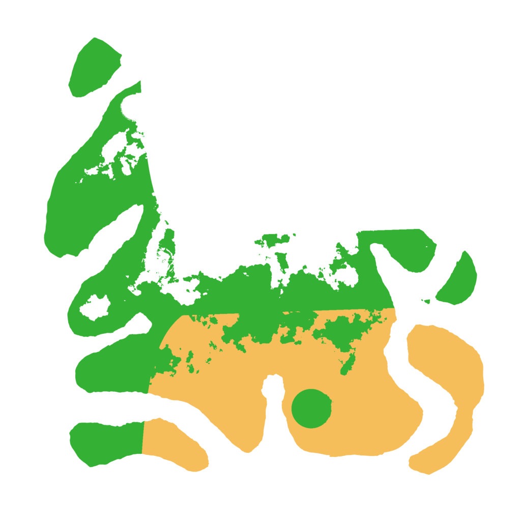 Biome Rust Map: Barren, Size: 3500, Seed: 1619070